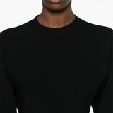 Abito mini a manice lunghe Power in nero Wardrobe.Nyc - donna 