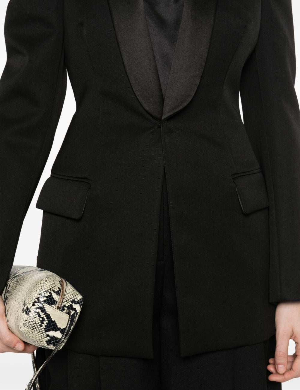 Blazer stile smoking in nero Wardrobe.Nyc - donna 