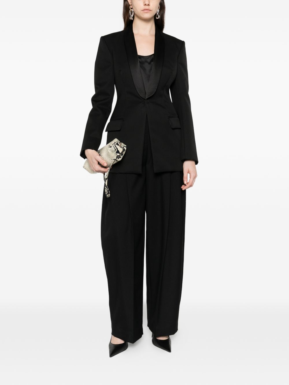 Blazer stile smoking in nero Wardrobe.Nyc - donna 
