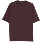 T-shirt a maniche corte in viola Whitesand - uomo 