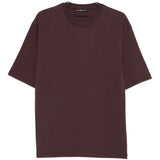 T-shirt a maniche corte in viola Whitesand - uomo 