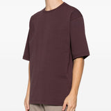 T-shirt a maniche corte in viola Whitesand - uomo 