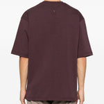 T-shirt a maniche corte in viola Whitesand - uomo 
