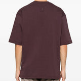T-shirt a maniche corte in viola Whitesand - uomo 