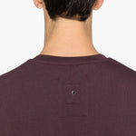 T-shirt a maniche corte in viola Whitesand - uomo 