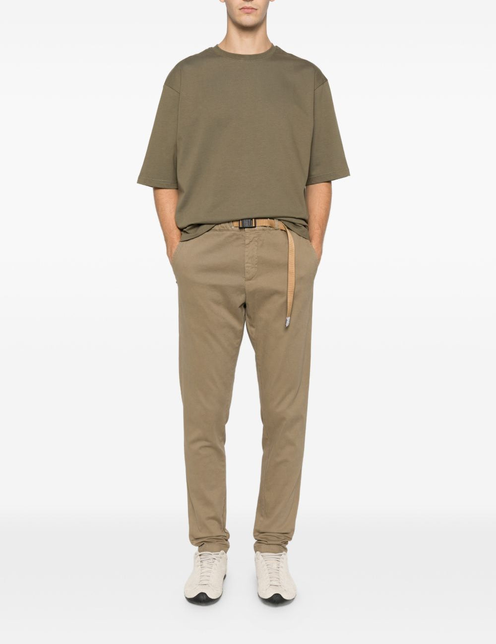 T-shirt a maniche corte in verde Whitesand - uomo 