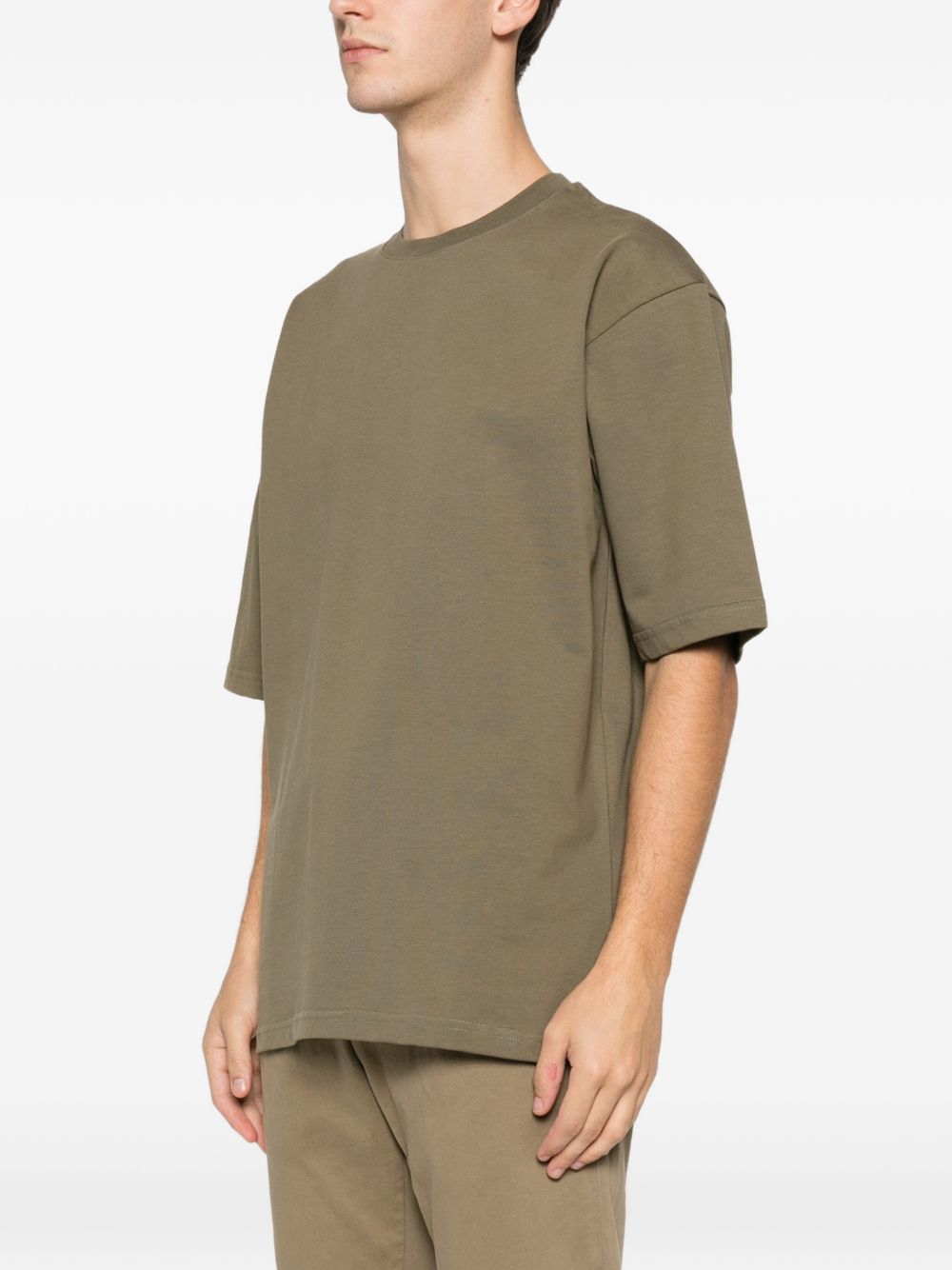 T-shirt a maniche corte in verde Whitesand - uomo 