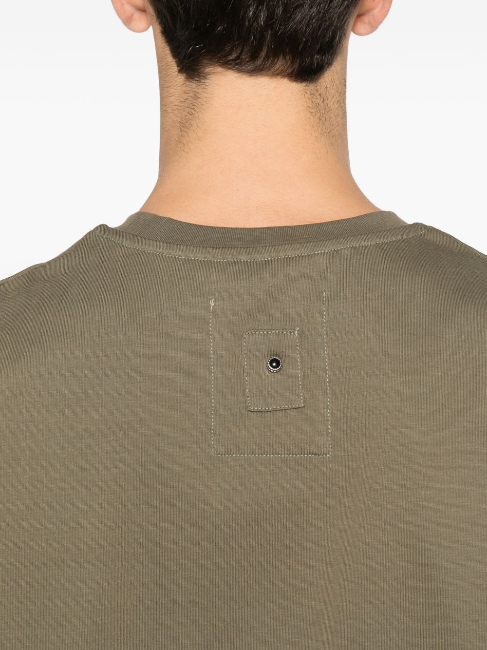 T-shirt a maniche corte in verde Whitesand - uomo 
