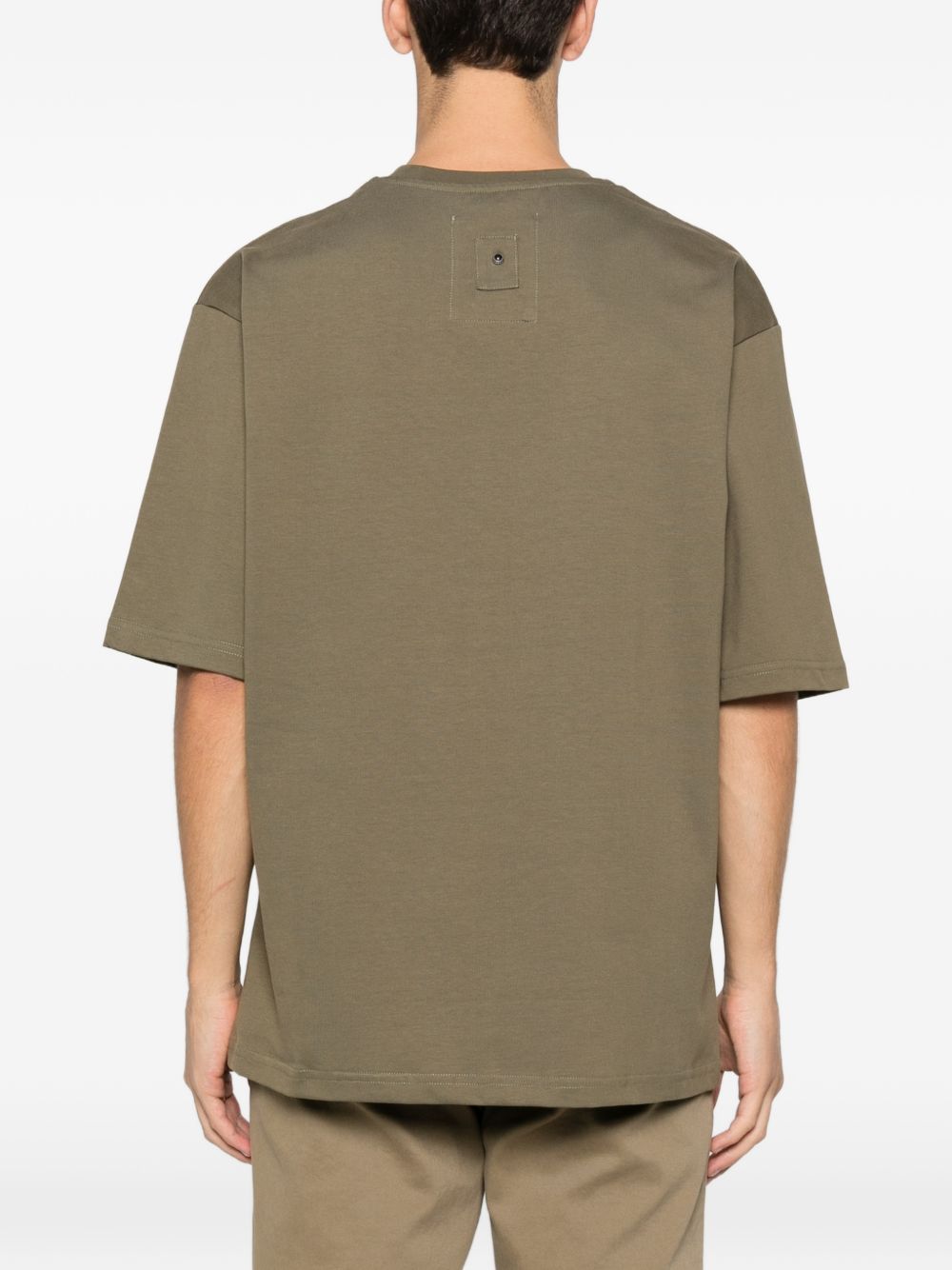 T-shirt a maniche corte in verde Whitesand - uomo 