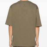 T-shirt a maniche corte in verde Whitesand - uomo 
