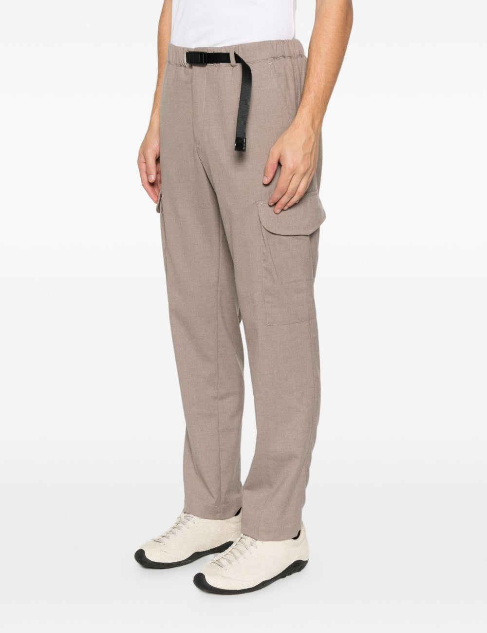 Pantaloni cargo con tasche in grigio Whitesand - uomo 