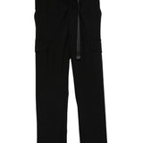 Pantaloni cargo con tasche in nero Whitesand - uomo 