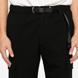 Pantaloni cargo con tasche in nero Whitesand - uomo 