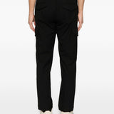 Pantaloni cargo con tasche in nero Whitesand - uomo 