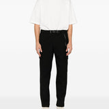 Pantaloni cargo con tasche in nero Whitesand - uomo 