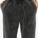 Pantaloni in velluto a coste con dettaglio taschein grigio Whitesand - uomo 