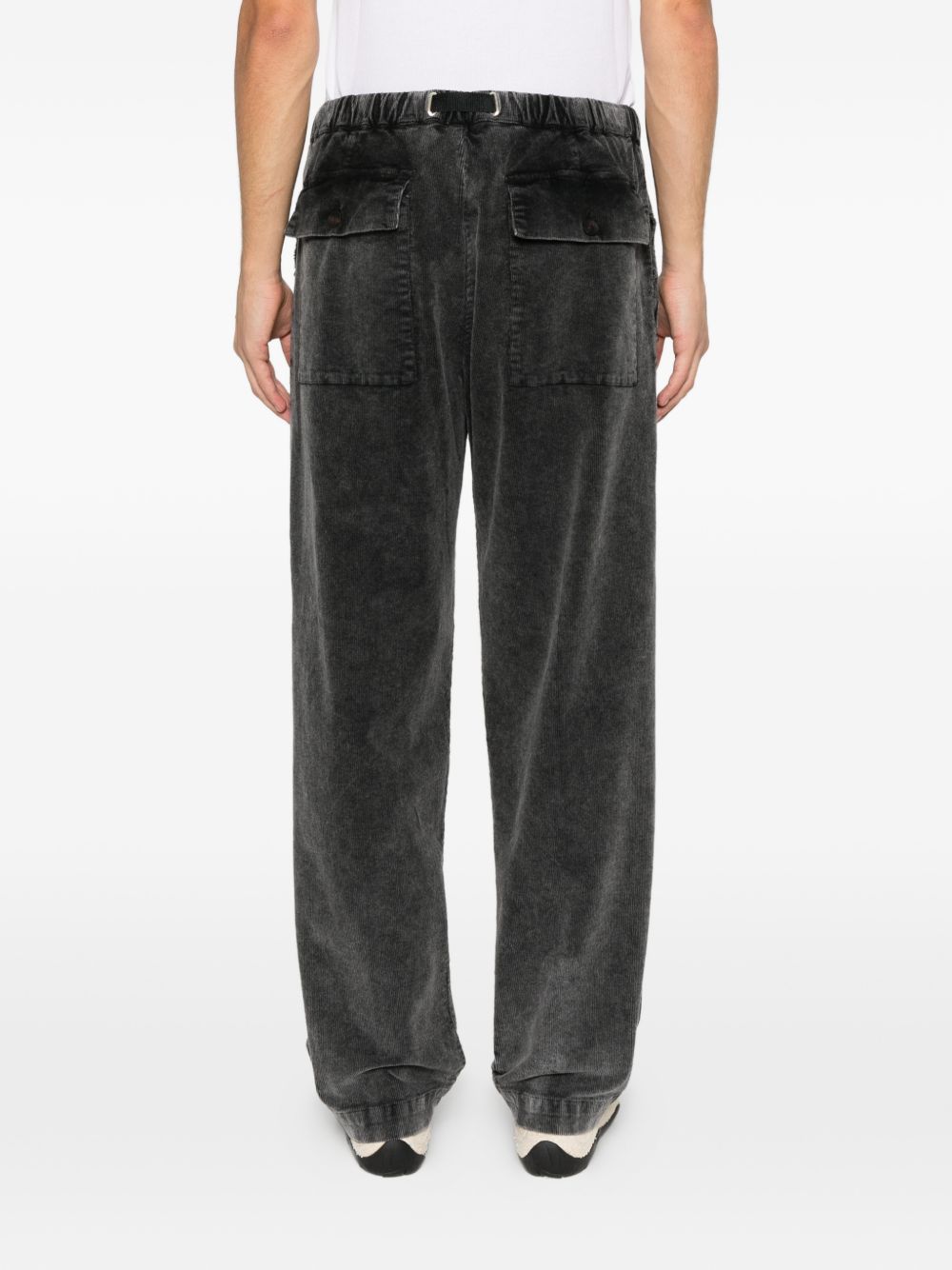 Pantaloni in velluto a coste con dettaglio taschein grigio Whitesand - uomo 