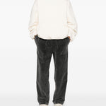 Pantaloni in velluto a coste con dettaglio taschein grigio Whitesand - uomo 