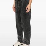 Pantaloni in velluto a coste con dettaglio taschein grigio Whitesand - uomo 