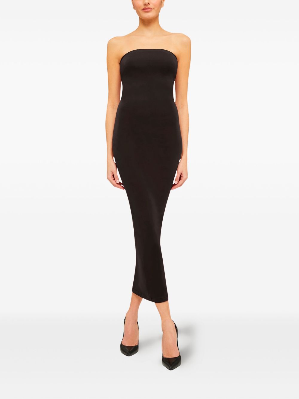 Abito lungo senza spalline in nero Wolford - donna 