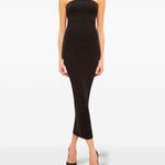 Abito lungo senza spalline in nero Wolford - donna 