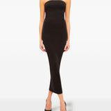 Abito lungo senza spalline in nero Wolford - donna 