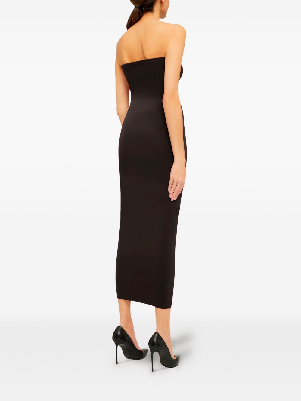 Abito lungo senza spalline in nero Wolford - donna 