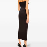 Abito lungo senza spalline in nero Wolford - donna 