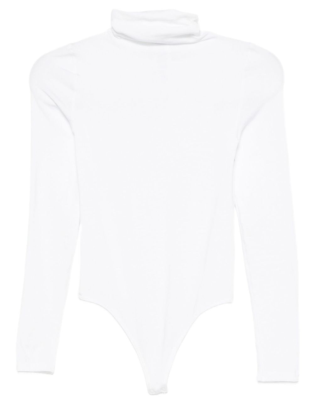 Body a collo alto in bianco colorado Wolford - donna 