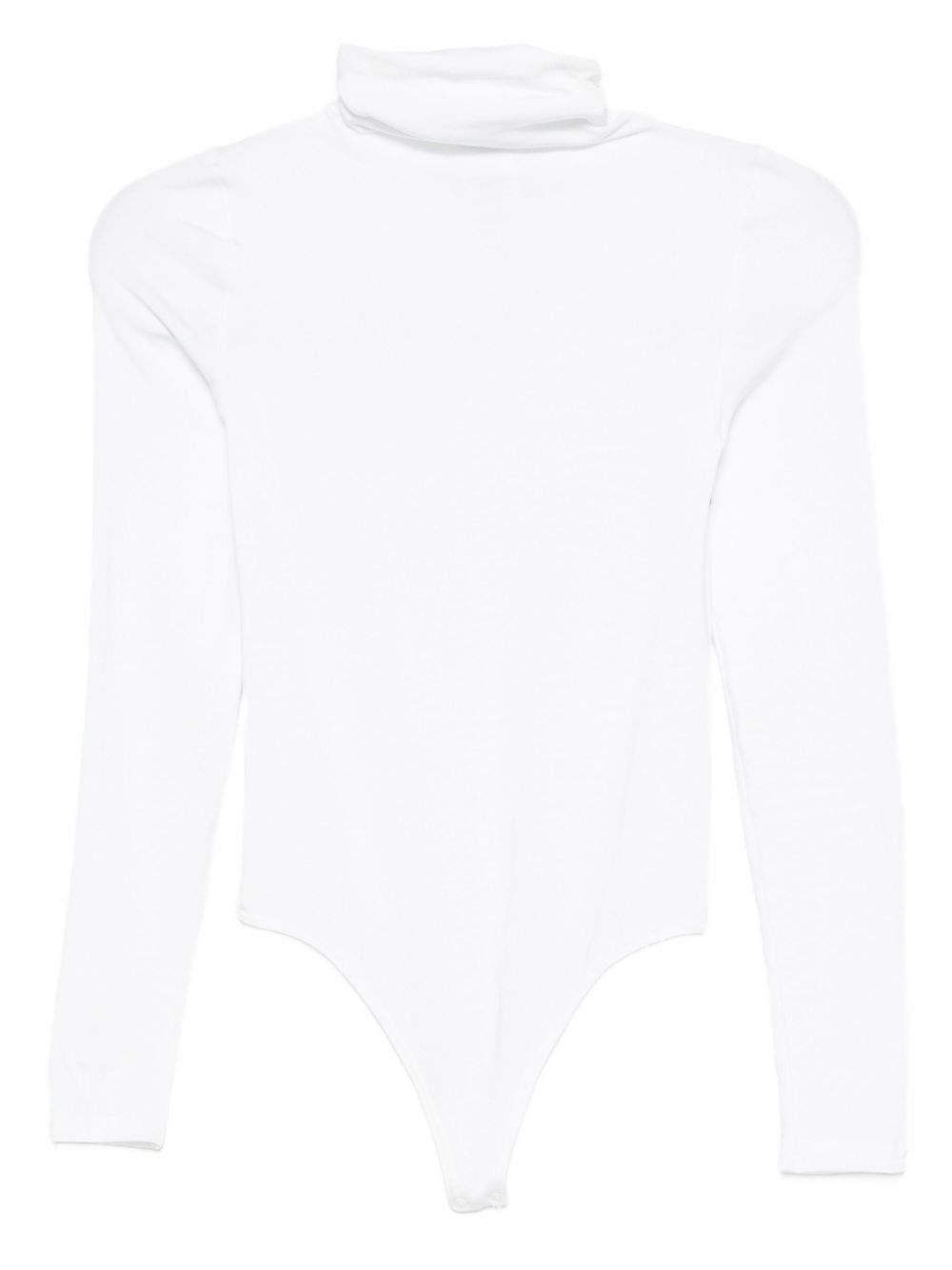 Body a collo alto in bianco colorado Wolford - donna 