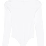 Body a collo alto in bianco colorado Wolford - donna 