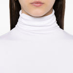 Body a collo alto in bianco colorado Wolford - donna 