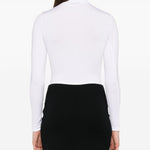Body a collo alto in bianco colorado Wolford - donna 