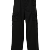 Pantaloni a gamba ampia in nero Y-3 - uomo 