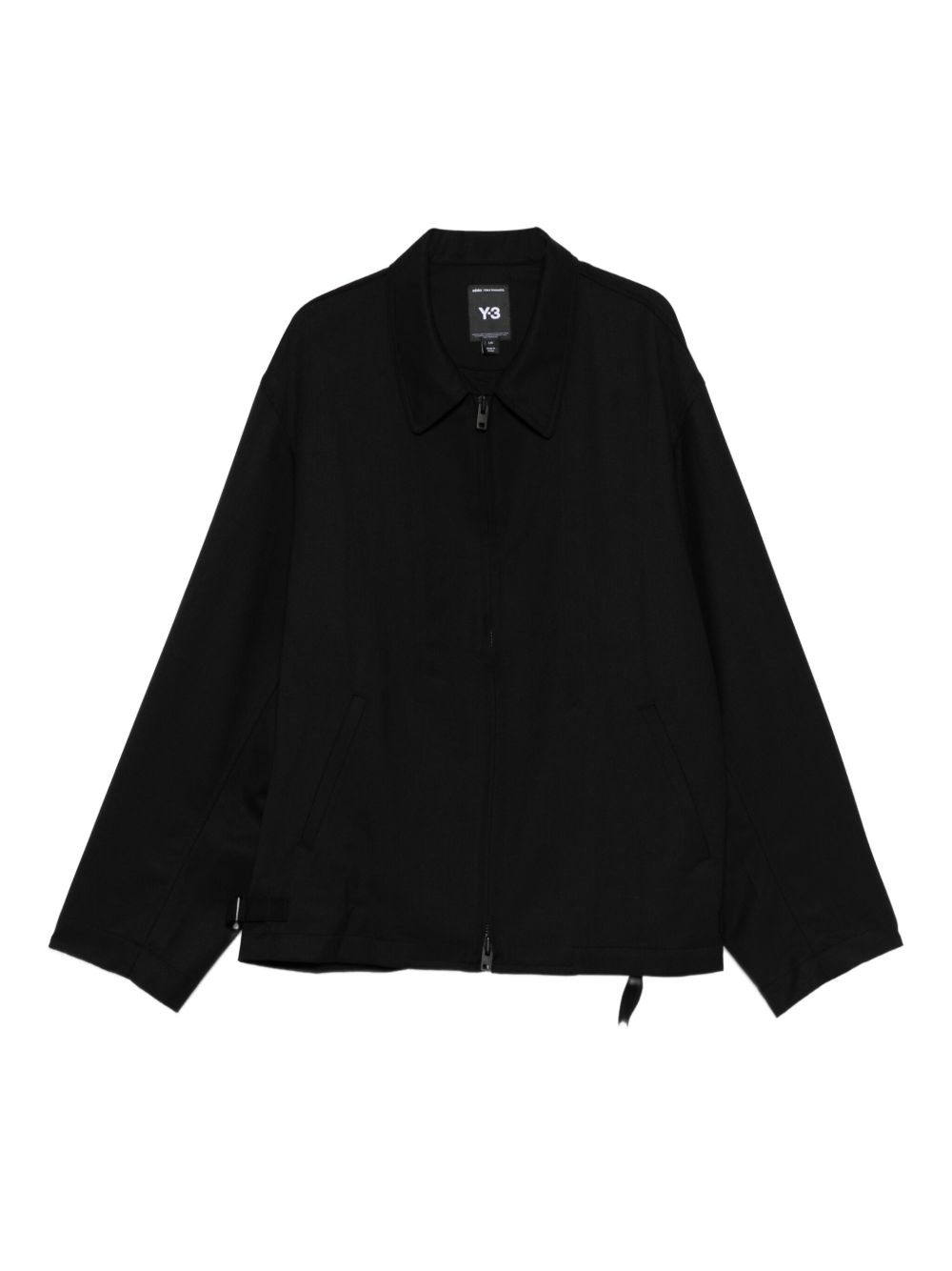 Giacca con zip in nero Y-3 - uomo 