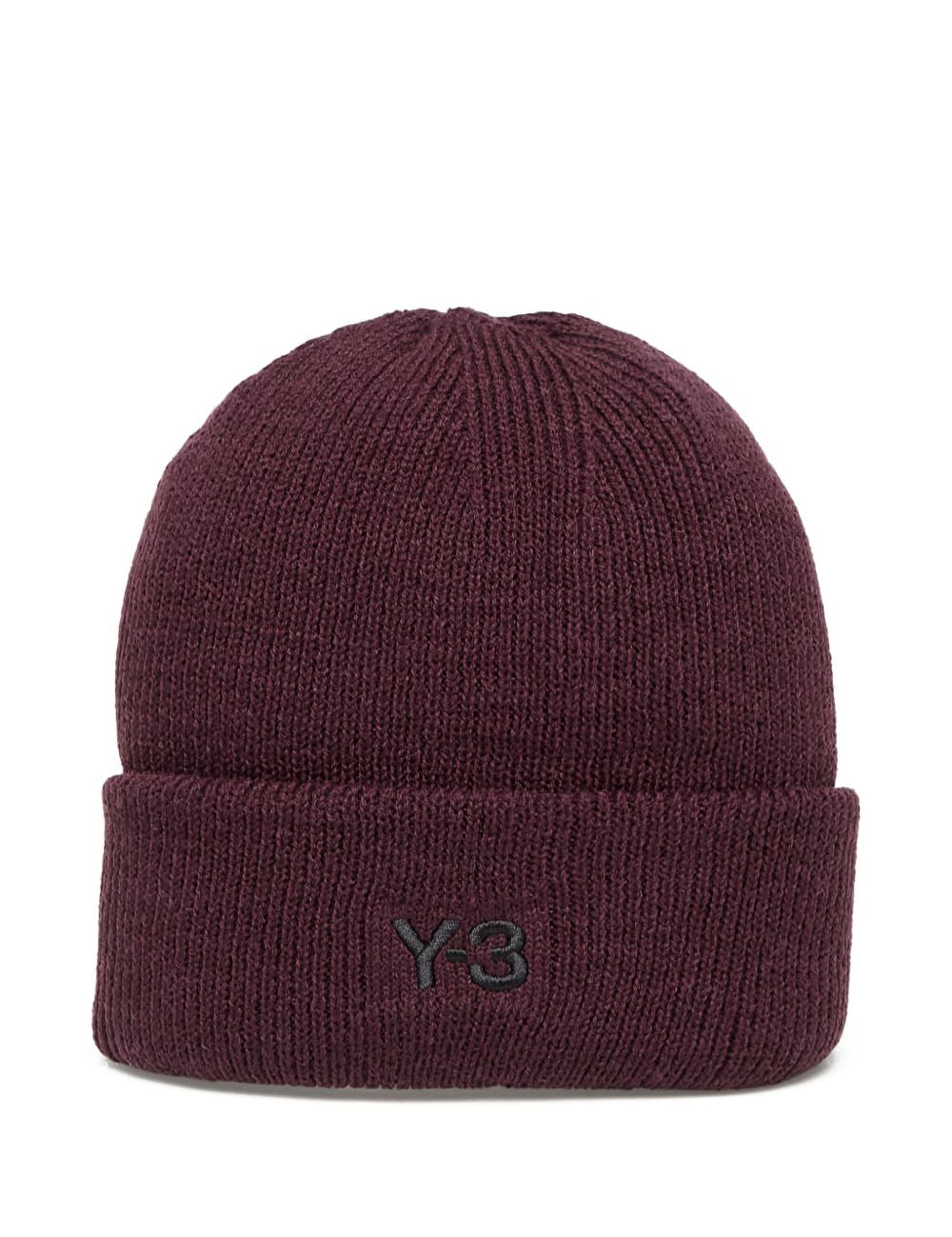 Beanie con logo in bordeaux Y-3 - uomo<BR/> 