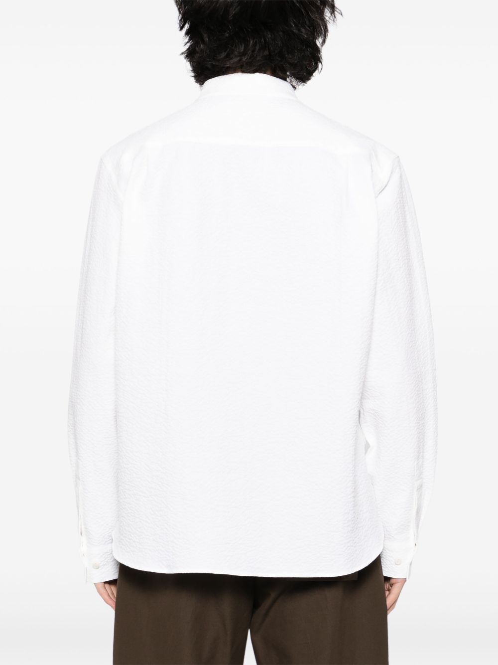 Camicia a maniche lunghe in bianco Ymc - uomo 