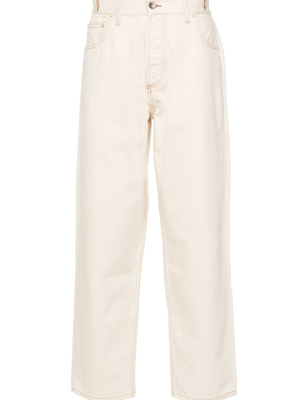 Jeans con applicazione in bianco Ymc - uomo 