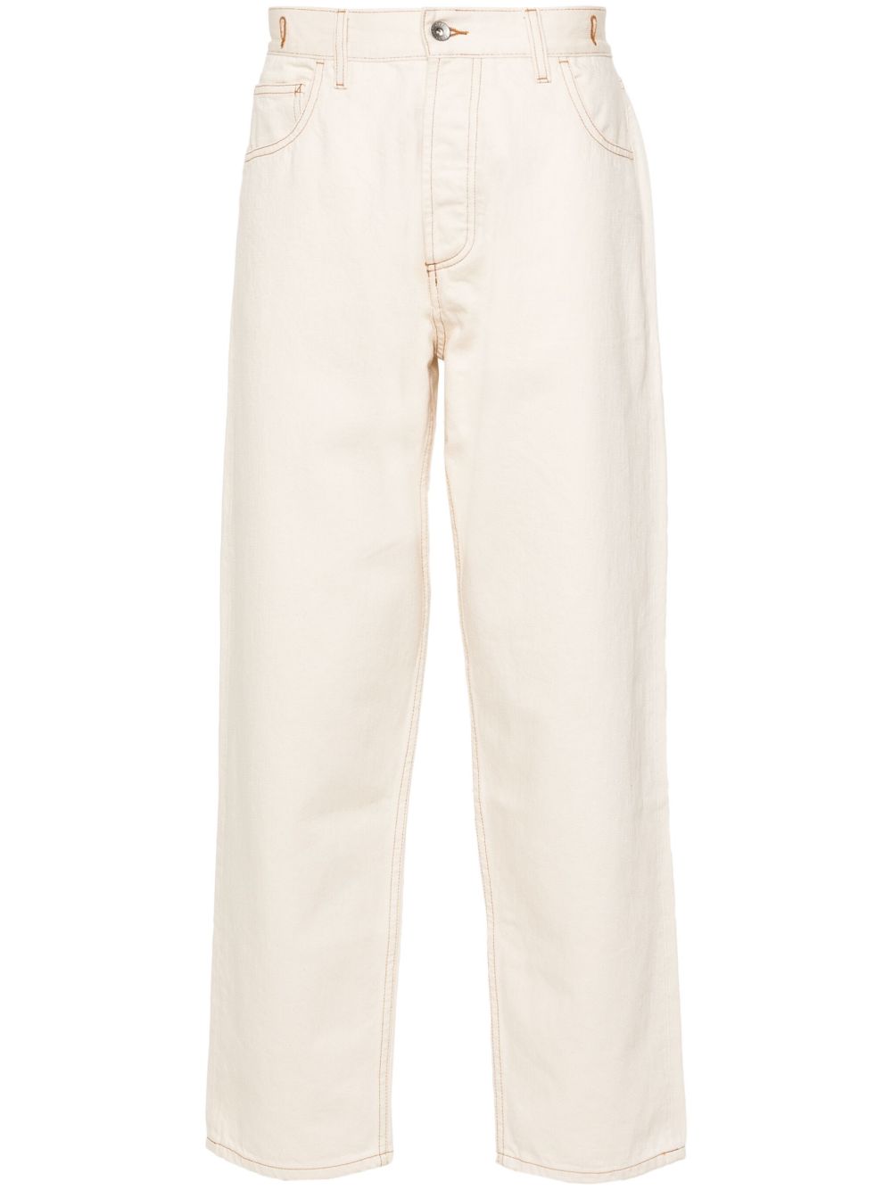 Jeans con applicazione in bianco Ymc - uomo 