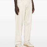 Jeans con applicazione in bianco Ymc - uomo 