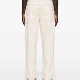 Jeans con applicazione in bianco Ymc - uomo 