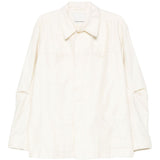 Giacca-camicia con spacco in bianco Ymc - uomo 