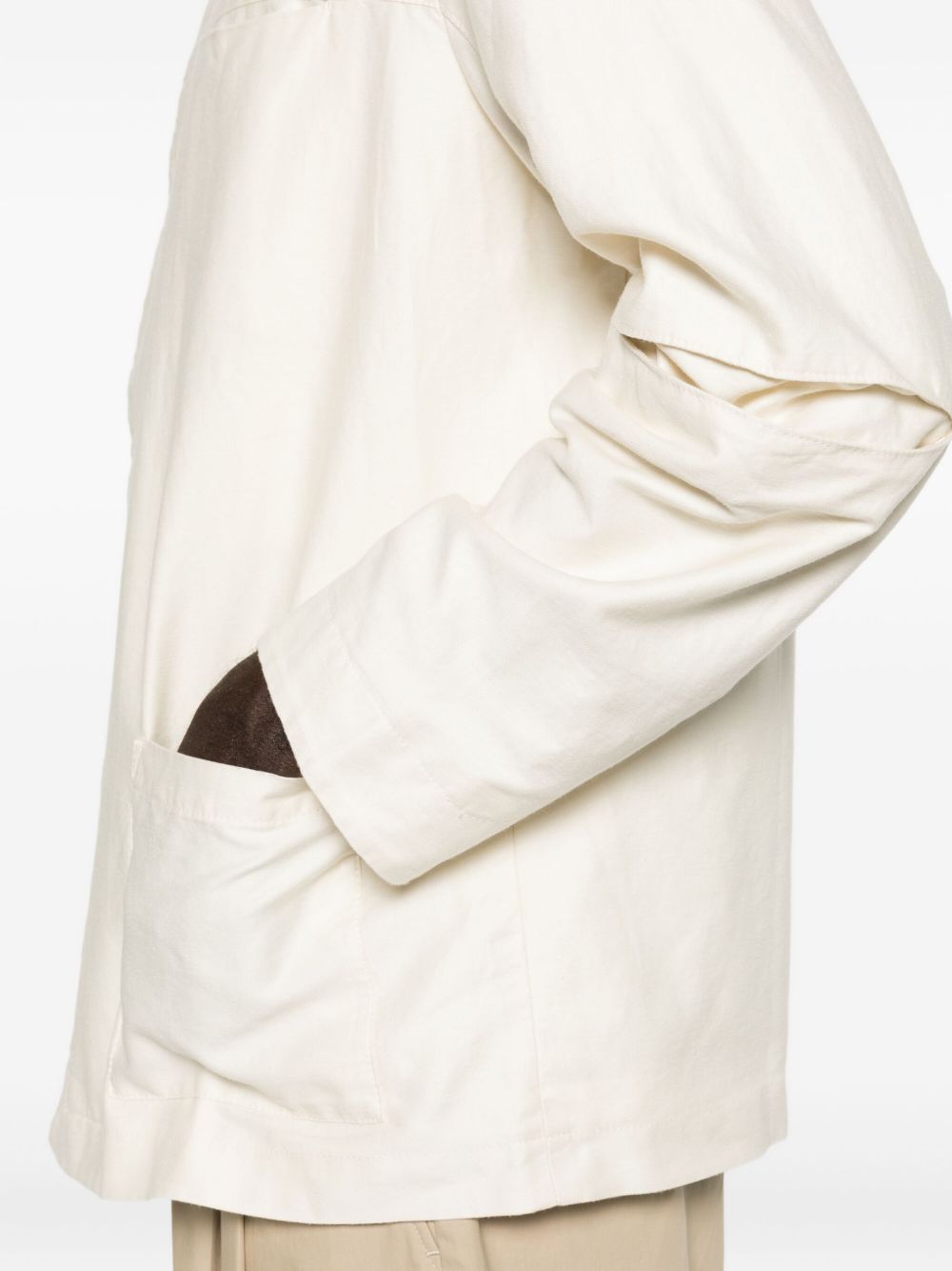 Giacca-camicia con spacco in bianco Ymc - uomo 