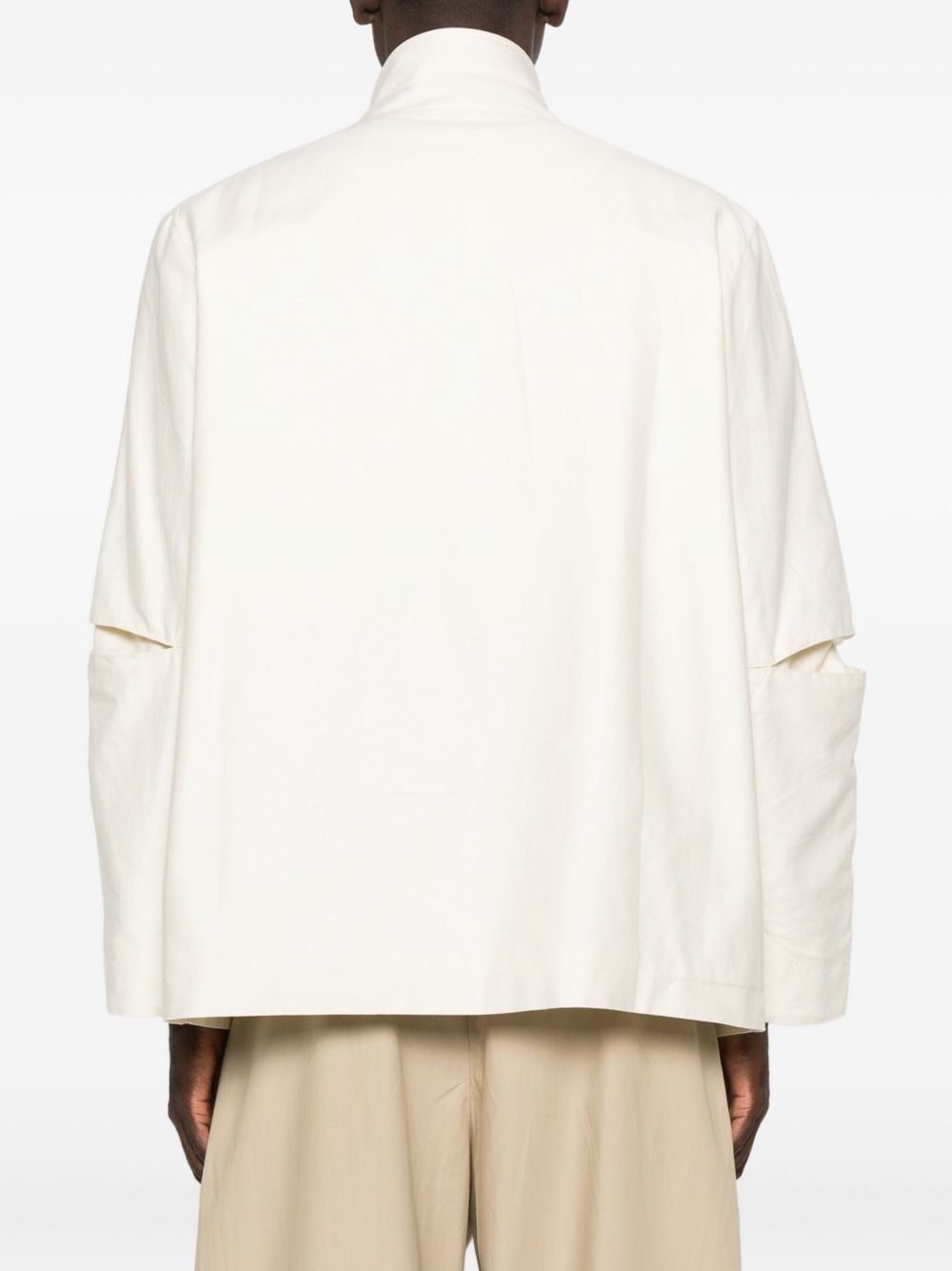 Giacca-camicia con spacco in bianco Ymc - uomo 