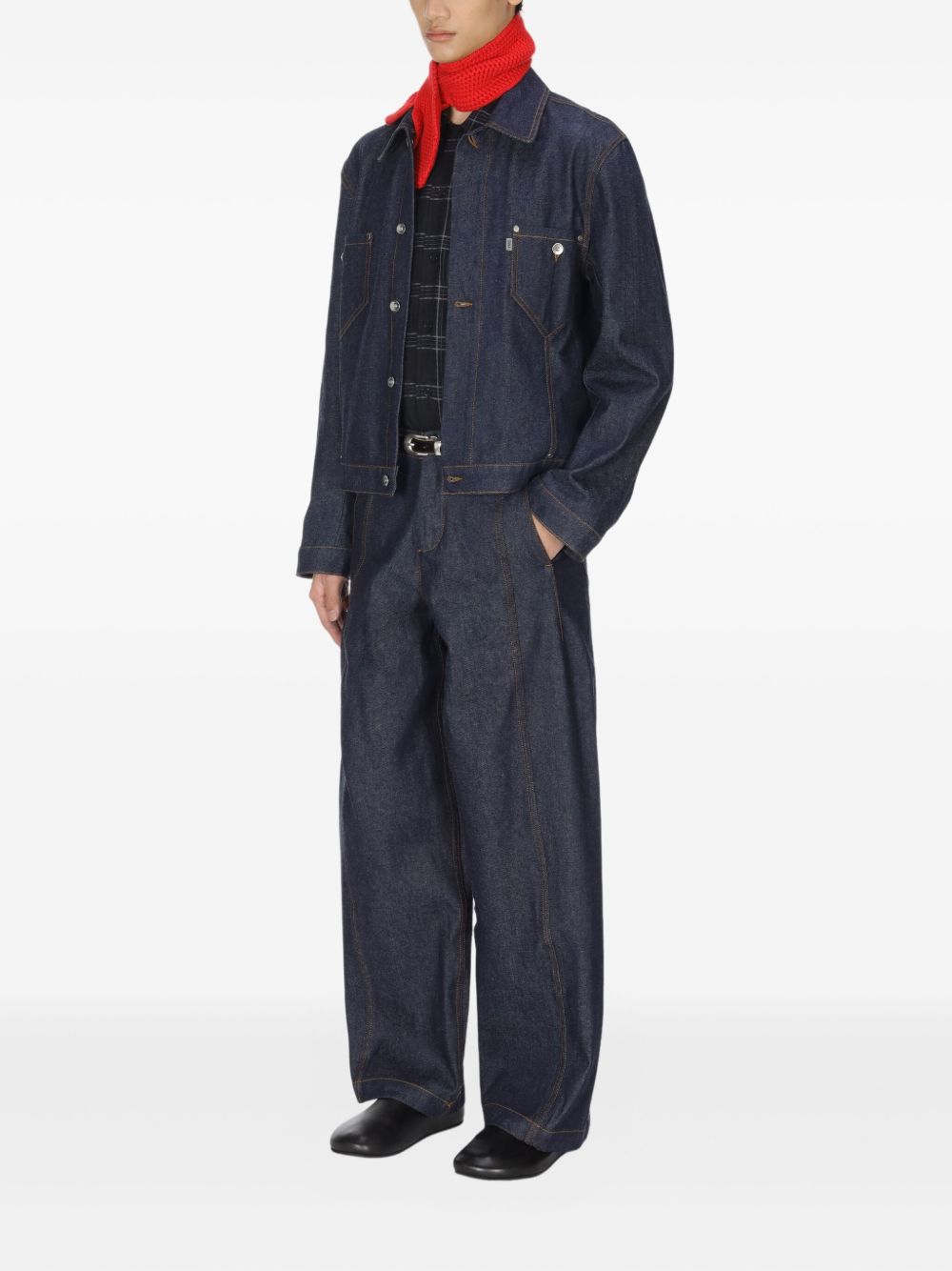 Giacca denim Loft in blu Ymc - uomo 