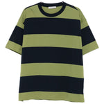 T-shirt a righe in blu e verde Y-3 - uomo 