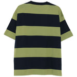 T-shirt a righe in blu e verde Y-3 - uomo 