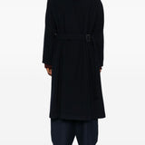 Cappotto con cappuccio in blu Yohji yamamoto - uomo 