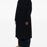 Cappotto con cappuccio in blu Yohji yamamoto - uomo 