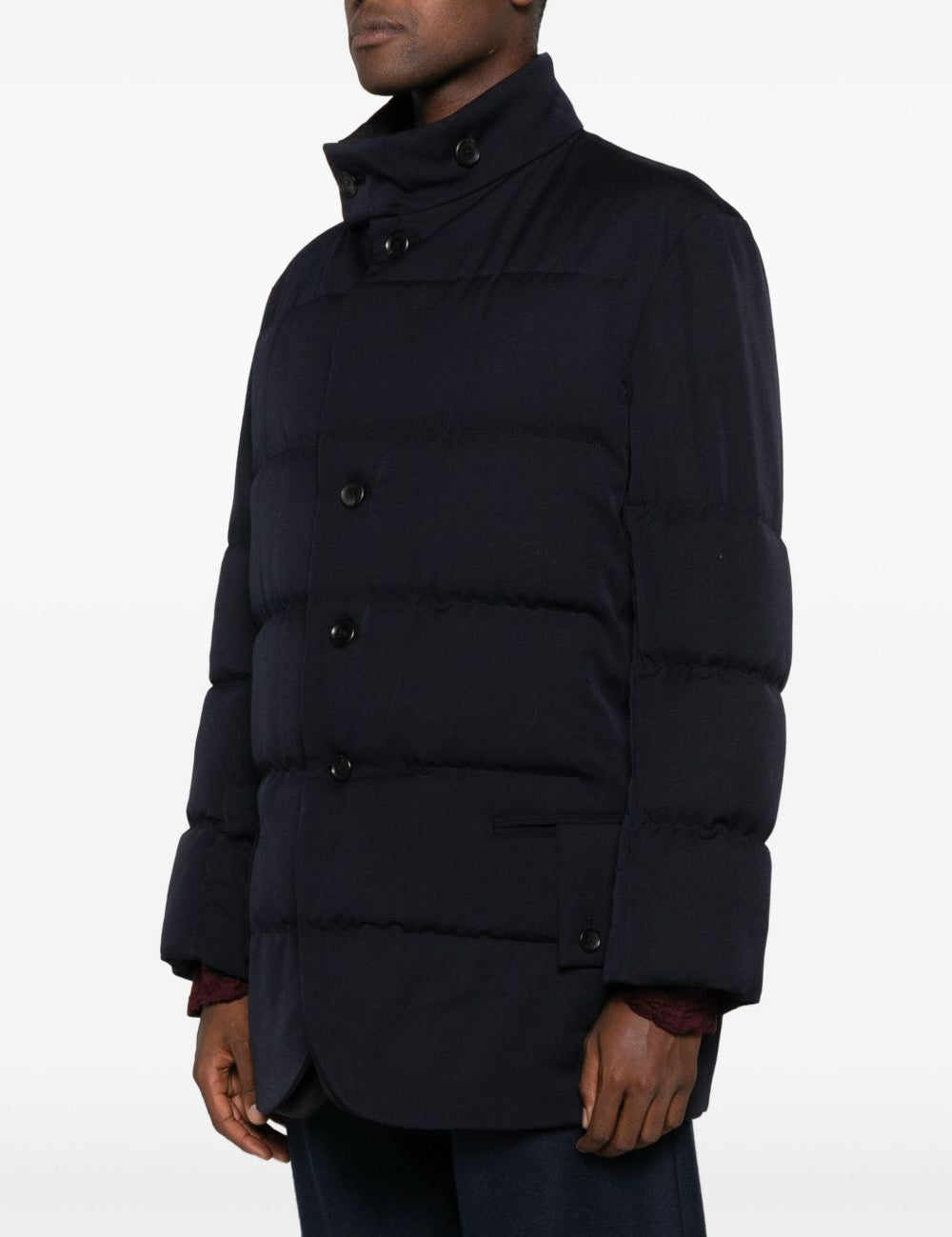 Giacca imbottita a collo alto in nero Yohji yamamoto - uomo 